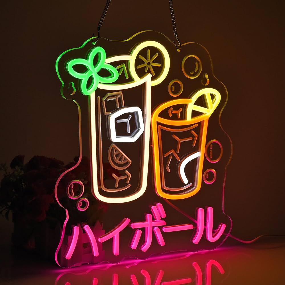 ホセクエルボ LED 看板 ネオン調 新品未使用 LEDチャンネル文字 正面発光 ledsign_027 アクリルネオン 極太